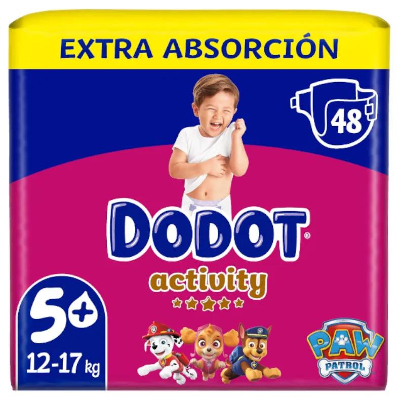 Diapers Dodot Activity T5 + 12-17 Kg 48Uds