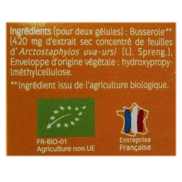Naturactive Busserole Bio 30 gélules végétales