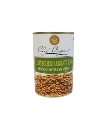 Chef Organic Lenticchie Lessate Lattina 400 g