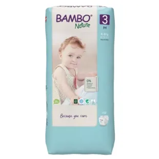 Bambo Nature Pannolino Taglia 3 4-8kg Tall Pack 52 unità