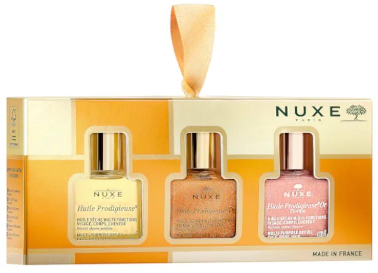 Nuxe Huile Prodigieuse 10 ml + Huile Prodigieuse Florale 10 ml + Huile Prodigieuse Or 10 ml