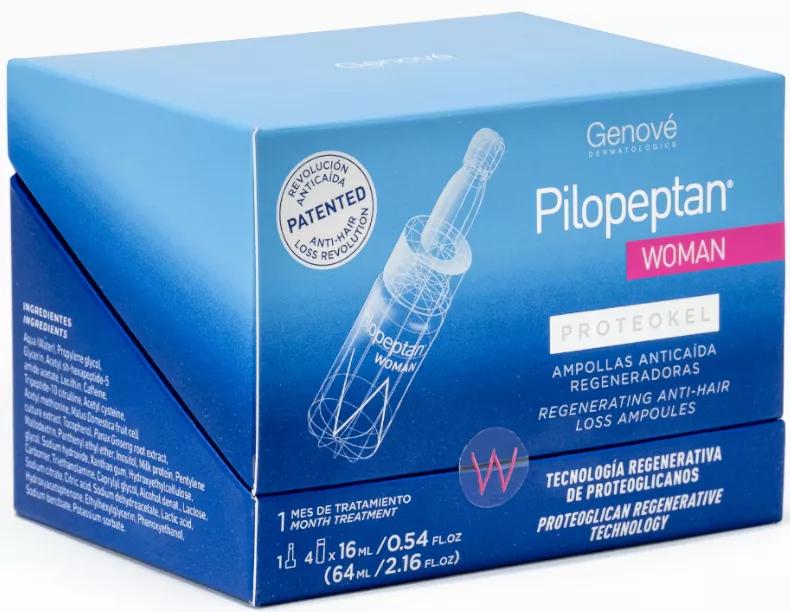 Genove Pilopeptan Woman Proteokel 4x16 ml Ampollas