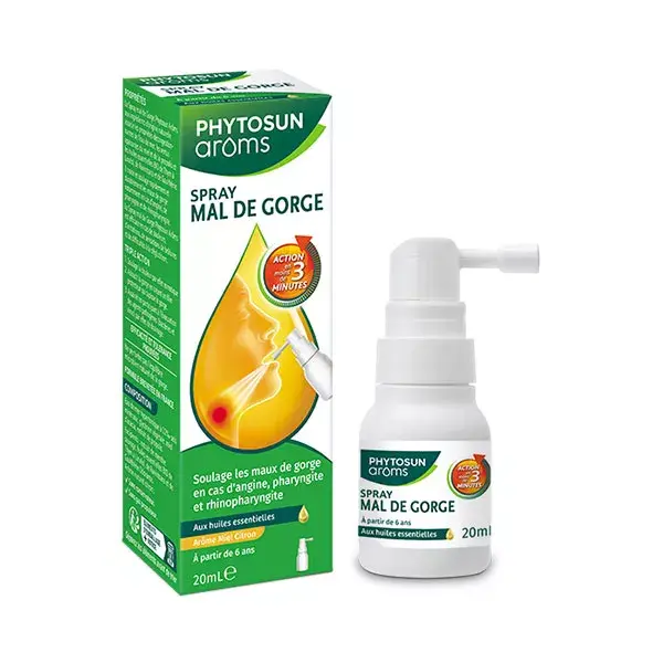 Phytosun Arôms Spray Mal de Gorge 20ml