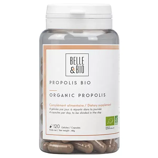 Belle & Bio Propolis Organic 120 capsules