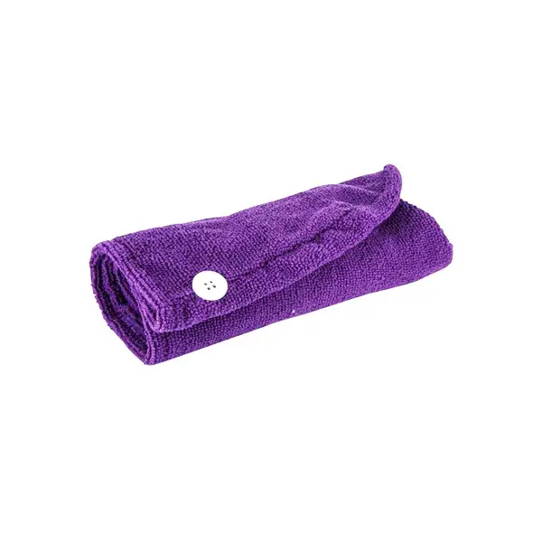 Serviette Microfibre Cheveux Violet