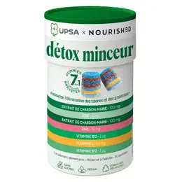 UPSA x Nourished Gummies 7 en 1 Détox Minceur 30 gummies