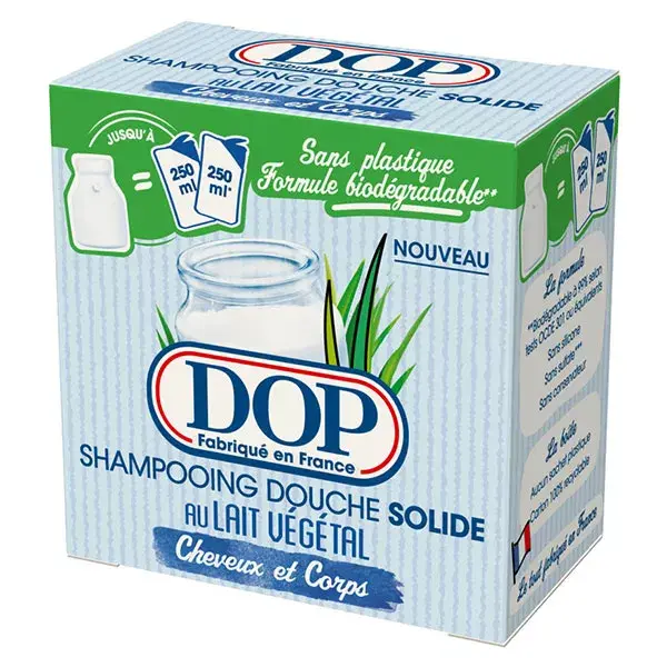 Dop Solid Shower Shampoo with Plant Milk 65g