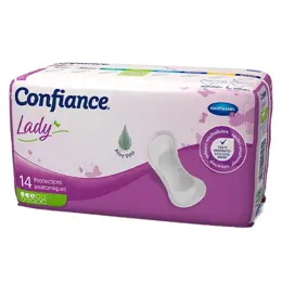 Hartmann Confiance Lady Protections Anatomiques à l'Aloe Vera 3 Gouttes 14 unités