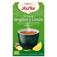 Yogi Tea Té Verde con Jengibre y Limón 17 Bolsitas