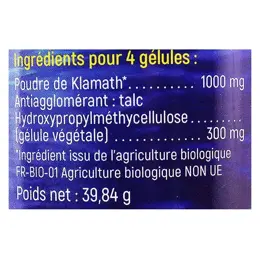 Naturo Concept Algues d'Eau Douce Klamath Bio 120 gélules