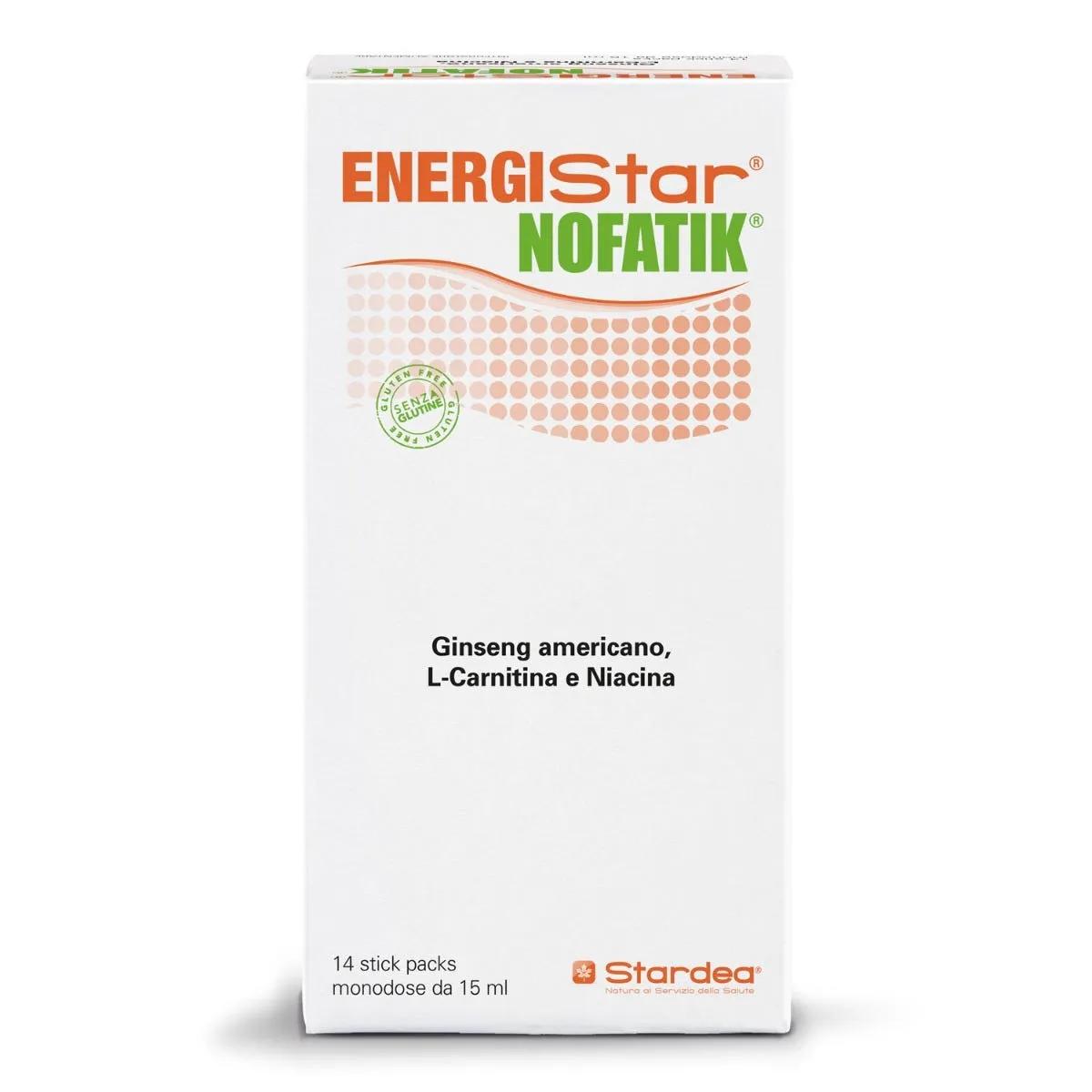 Energistar Nofatik Integratore Energetico 14 Stickpacs 15 ml