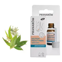 Pranarom Aromaderm Verrucarom Solution Pieds et Mains Bio 10ml