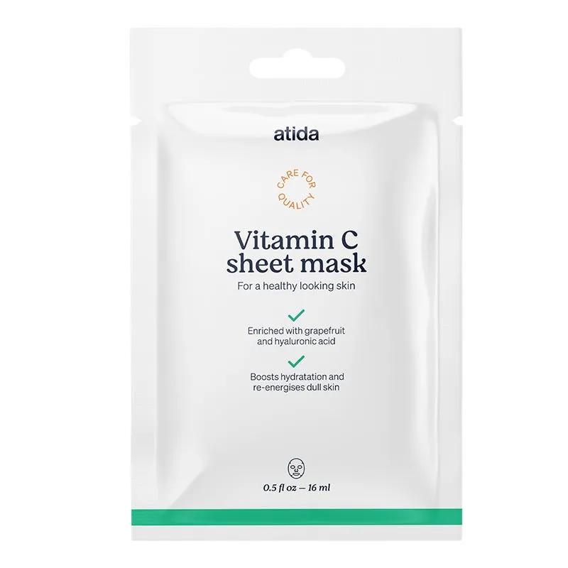 Atida Maschera Viso Illuminante Alla Vitamina C 1 Pezzo