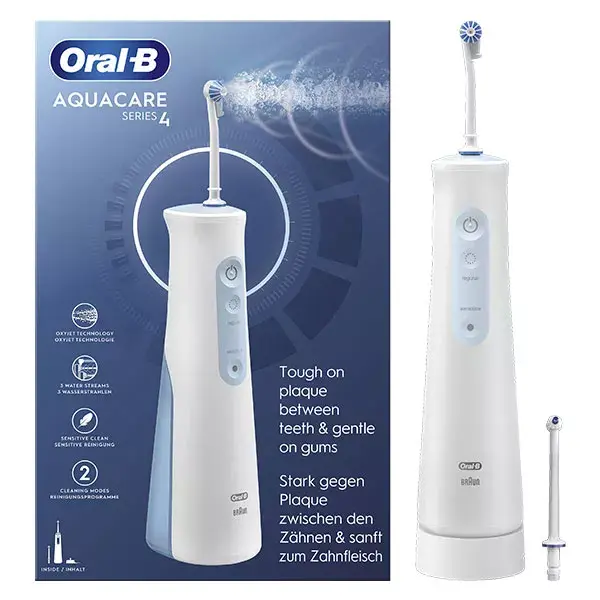 Oral-B Hydropulseur à eau Aquacare 4 Avec Technologie Oxyjet