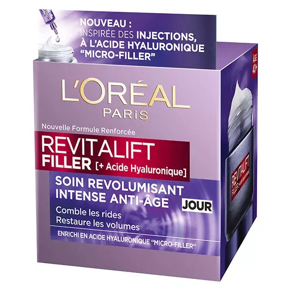 L'Oréal Dermo Expertise Revitalift Filler + Ácido Hialurónico Cuidado de Día 50ml