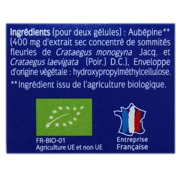 Naturactive Aubépine Bio 30 gélules végétales