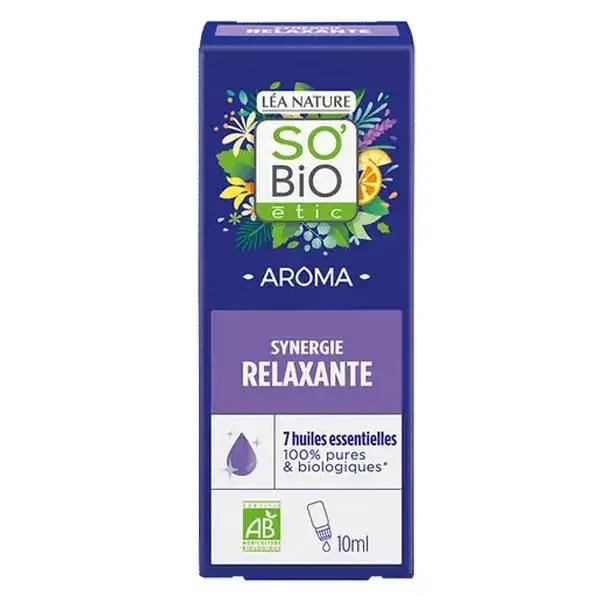 So'Bio Étic Aroma Synergie Relaxante pour Diffuseur Bio 10ml
