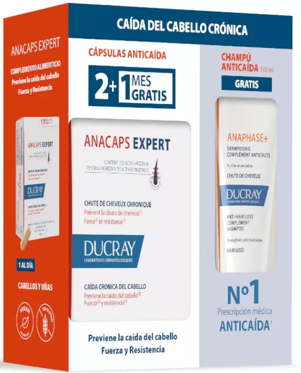 Ducray Anacaps Expert 90 Cápsulas + Champô Anaphase 100 ml