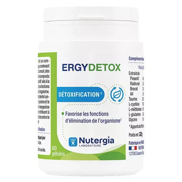 Nutergia Ergydétox 60 comprimidos