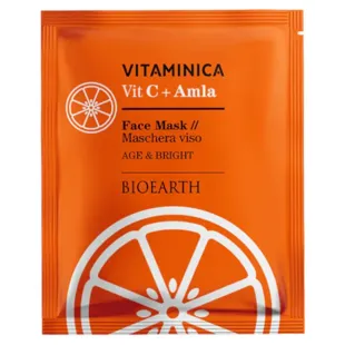 Bioearth Mascarilla Facial Vitamina C y Amla 1 ud