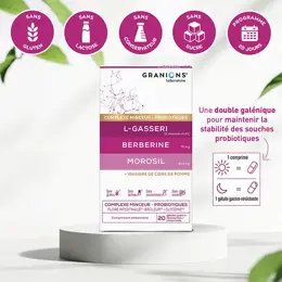 Granions Complexe Minceur Probiotiques - L-Gasseri - Morosil - Berberine