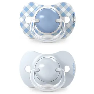 Suavinex Wild&amp;Free Pacifier Silicone Physiological Teat SX Pro Blue 0-6m 2 pcs