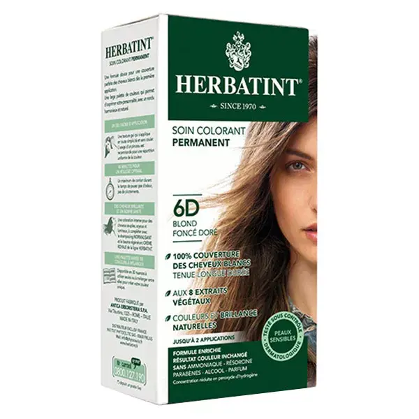 Phytoceutic Herbatint 6D Blond Foncé Doré 150 Ml