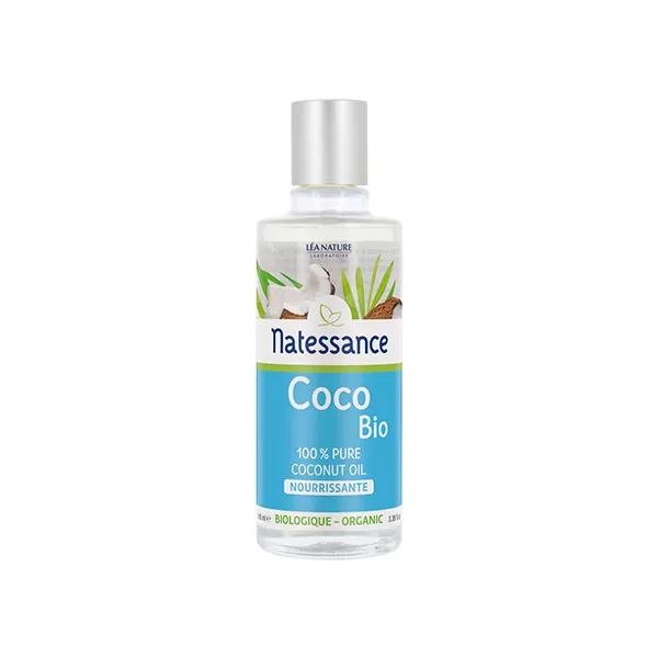 Natessance aceite de coco puro orgánico de 100% 100ml