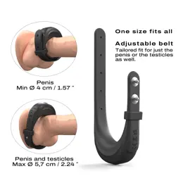Marc Dorcel Fit Vibe Ring - Anneau Ajustable, Vibrant et Rechargeable