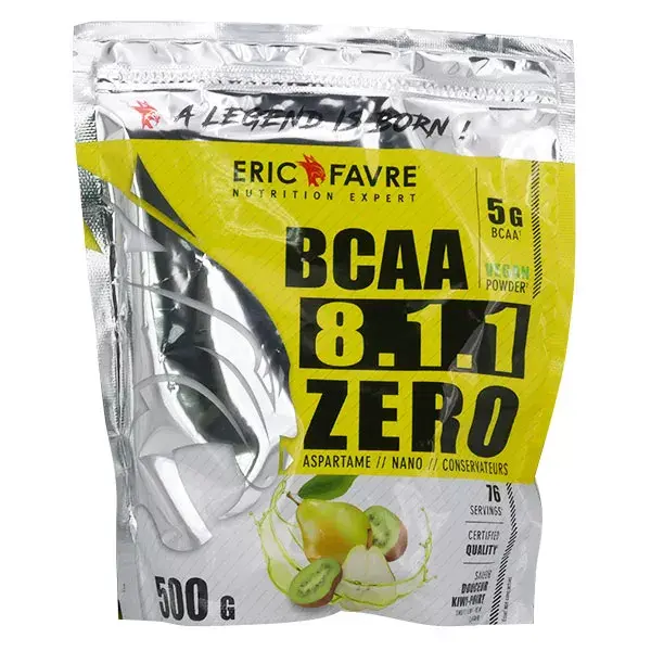 Eric favre BCAA 8.1.1 Zero Kiwi Pera Integratore Alimentare 500g