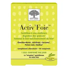 New Nordic Activ' Foie 90 comprimés