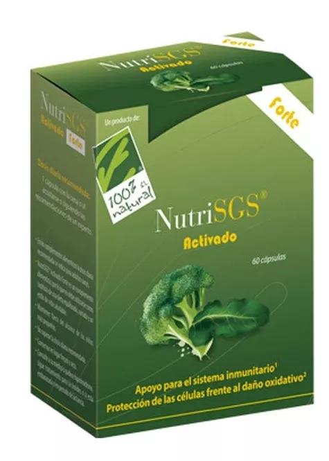 100% Natural NutriSGS Activado Forte 60 Cápsulas