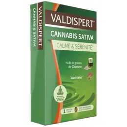 Valdispert Cannabis Sativa Calme et Sérénité Relaxation 24 capsules
