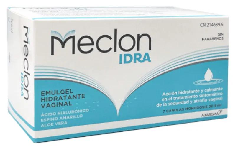 Meclon Idra vaginale vochtinbrengende emulgel 7 canules voor eenmalig gebruik