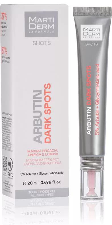 MartiDerm Shots Arbutin Dark Spots 5% Arbutina 20 ml
