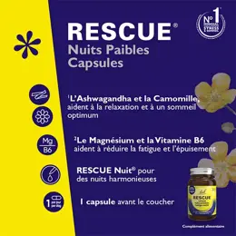 RESCUE® Capsules Nuits Paisibles 30 unités