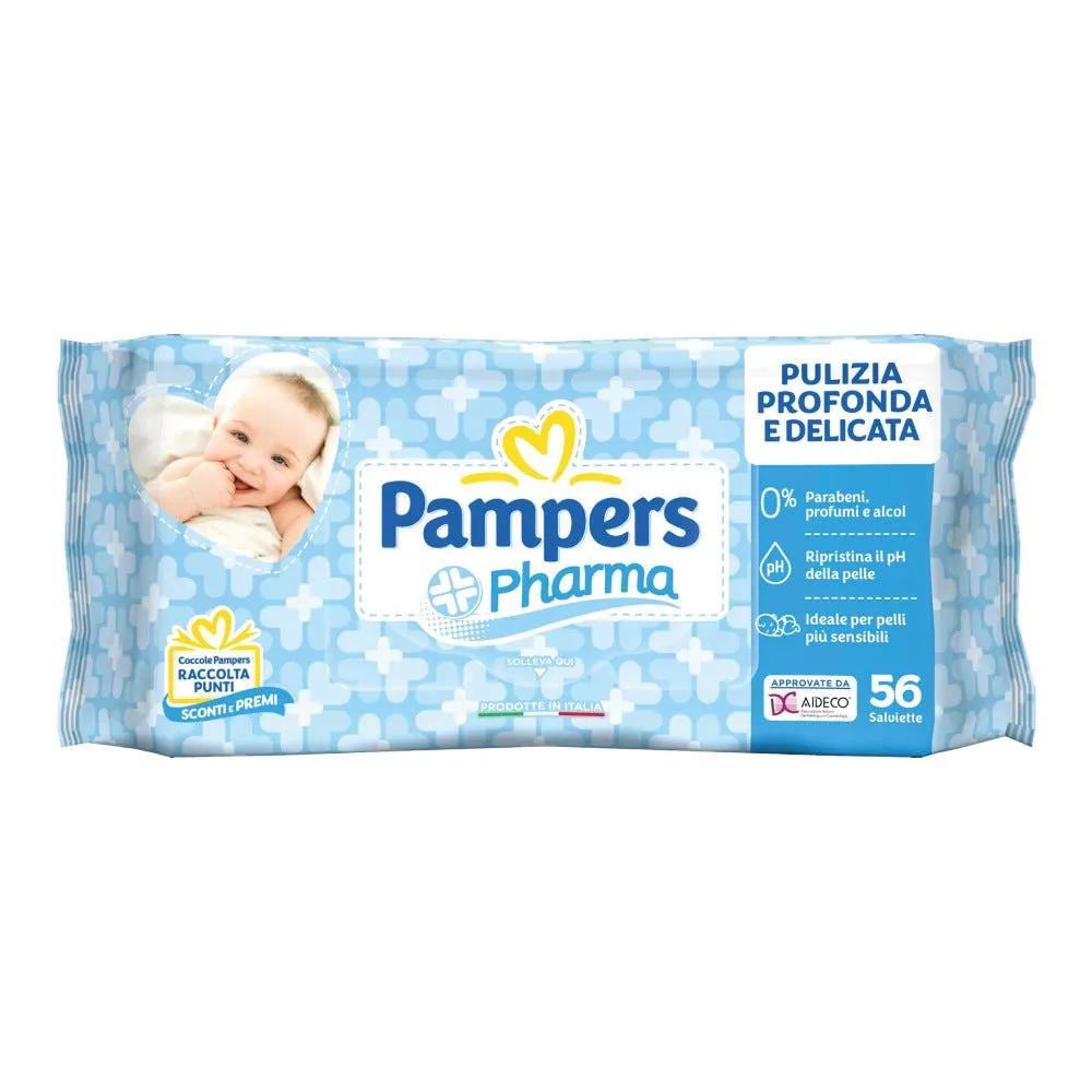 Pampers Pharma Salviettine Pelli Sensibili 56 Pezzi