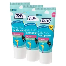 Lot Dentifrice TePe format Voyage Enfant