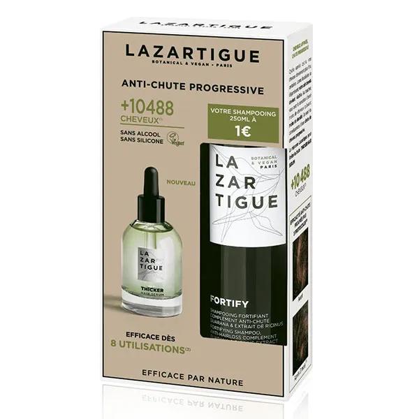 Lazartigue Cofanetto Anti-Caduta Progressiva Siero 50ml e Shampoo 250ml