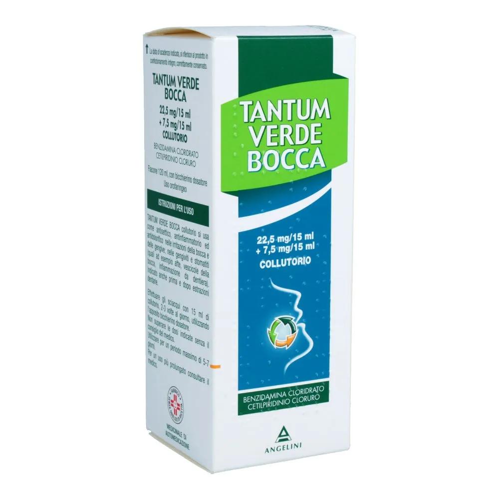 Tantum Verde Bocca Collutorio Benzidamina Cloridrato 120 ml