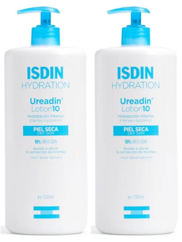 Lotion Isdin Ureadin 10 Peaux Sèches 2 x 750 ml