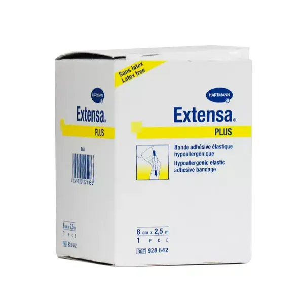 Hartmann Extensa Plus Bande Adhésive Elastique Hypoallergénique 8cm x 2.5m