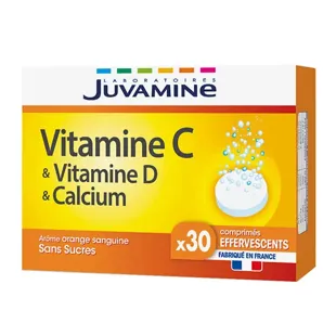 Juvamine Vitamina C & Vitamina D & Calcio 30 compresse effervescenti
