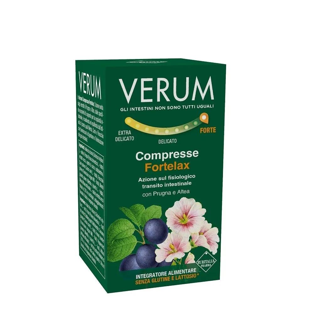 Verum ForteLax Integratore Transito Intestinale 80 Compresse