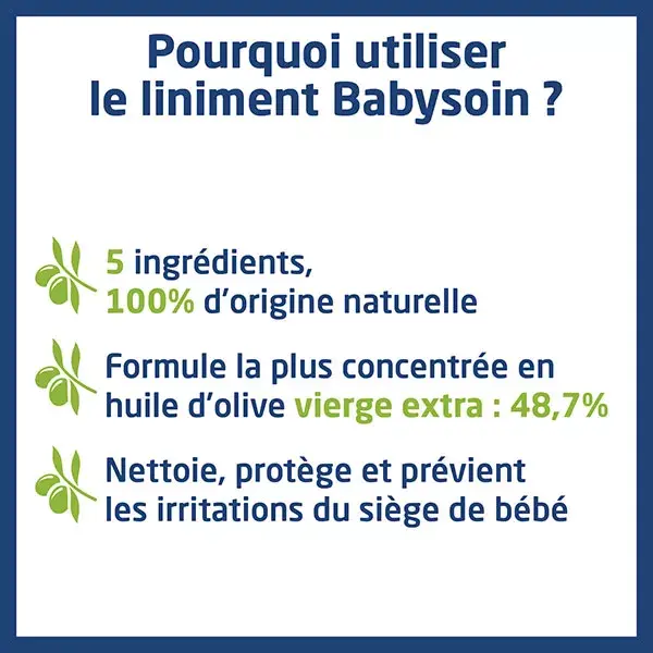 Babysoin Liniment Oléo-Calcaire Siège Sans Parfum Lot de 2 x 750ml