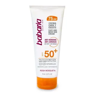 Rosehip Anti-Stain Facial Sun Cream SPF50 + Babaria 75ml