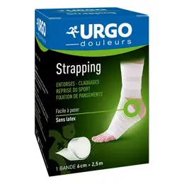 Urgo Douleurs Bande de Strapping 2,5m x 6cm