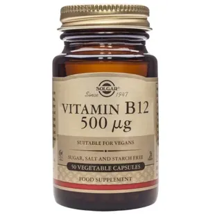 Solgar vitamin B 500 mcg (cyanocobalamin) 50 c