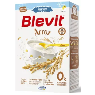 Blevit Rizcrem Crema de Arroz sin Gluten +4m 225 gr
