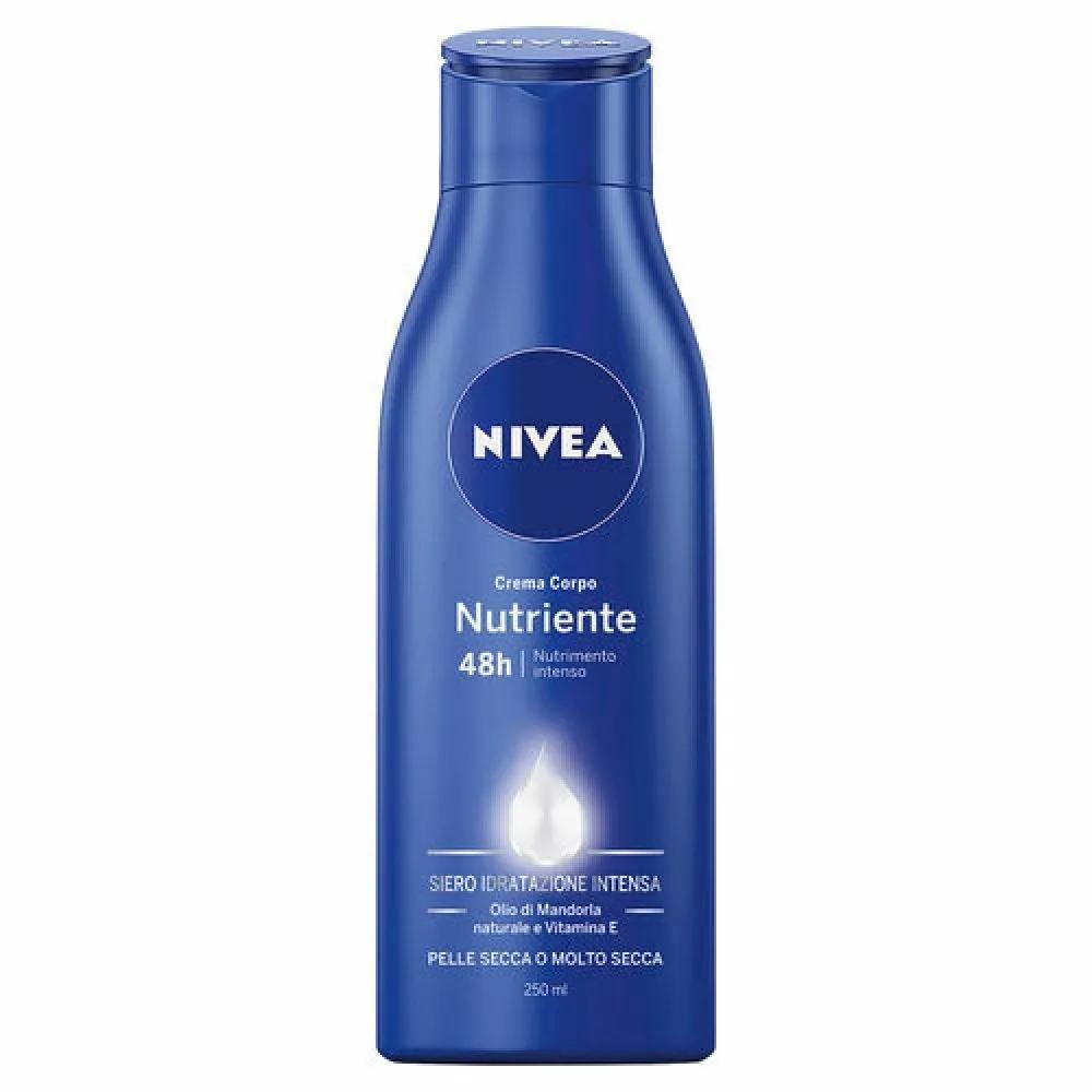 Nivea Crema Corpo Nutriente Crema Corpo Idratante 72 ore per Pelle secca o Molto Secca 250 ml